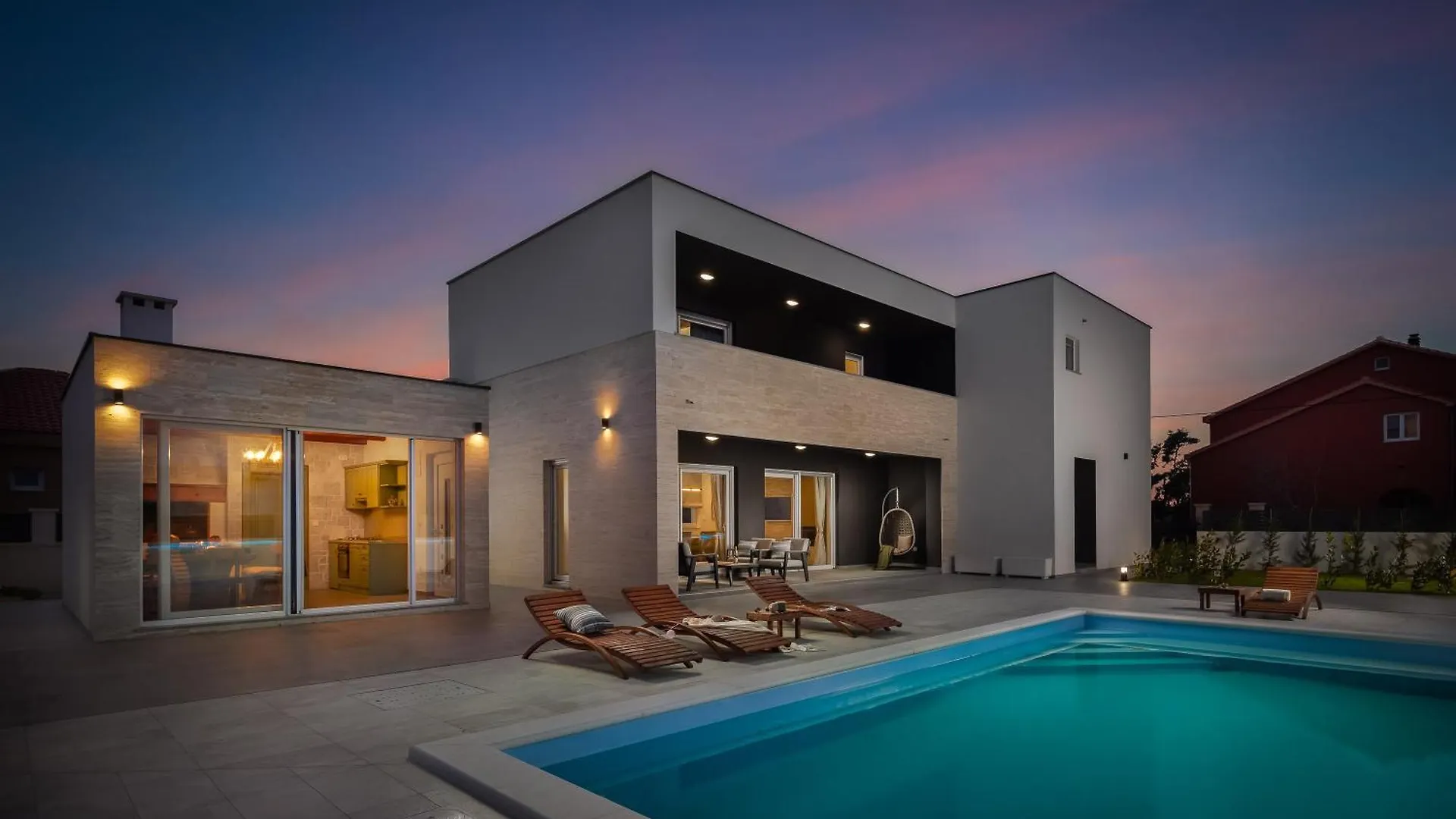 Villa With Pool Near Sandy Beach - By Traveler Tourist Agency Krk - Id 2224 Privlaka